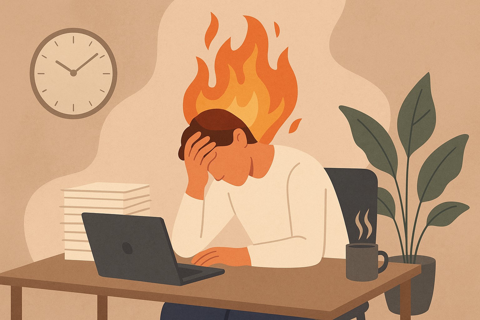 Keseimbangan tubuh dan pikiran selama jam kerja